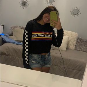 vans crop top